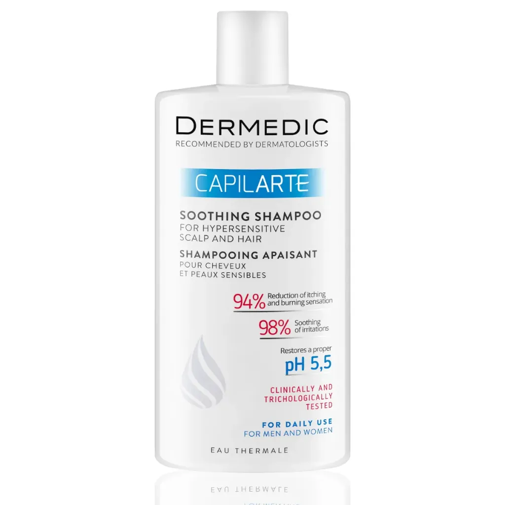Dermedic capilarte soothing shampoo for hypersensitive scalp & hair 300 ml